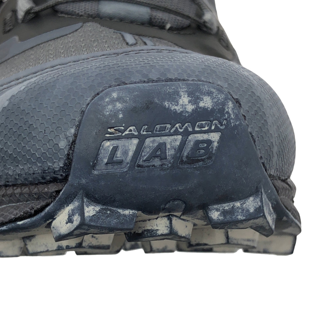 [近全新] 11 by Boris Bidjan Saberi | x Salomon Bamba5 低筒運動鞋 | 尺寸 28 | 淺灰色物體染色 | 男款