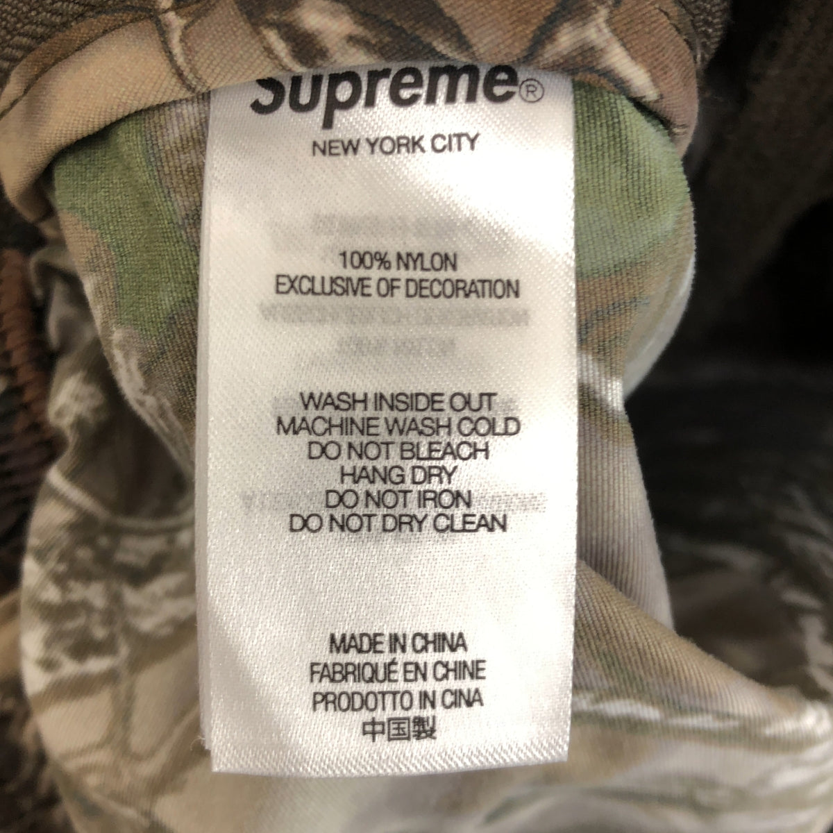 SUPREME / シュプリーム | 2024AW | Warm Up Pant "Camo"Real Tree ウォーム アップ パンツ | M | メンズ