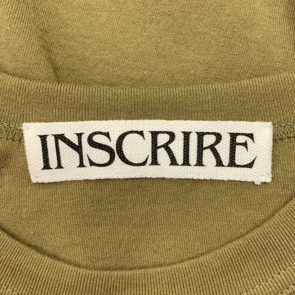 INSCRIRE / アンスクリア | バイカラー オーバーシルエット Tシャツ カットソー | 44 |