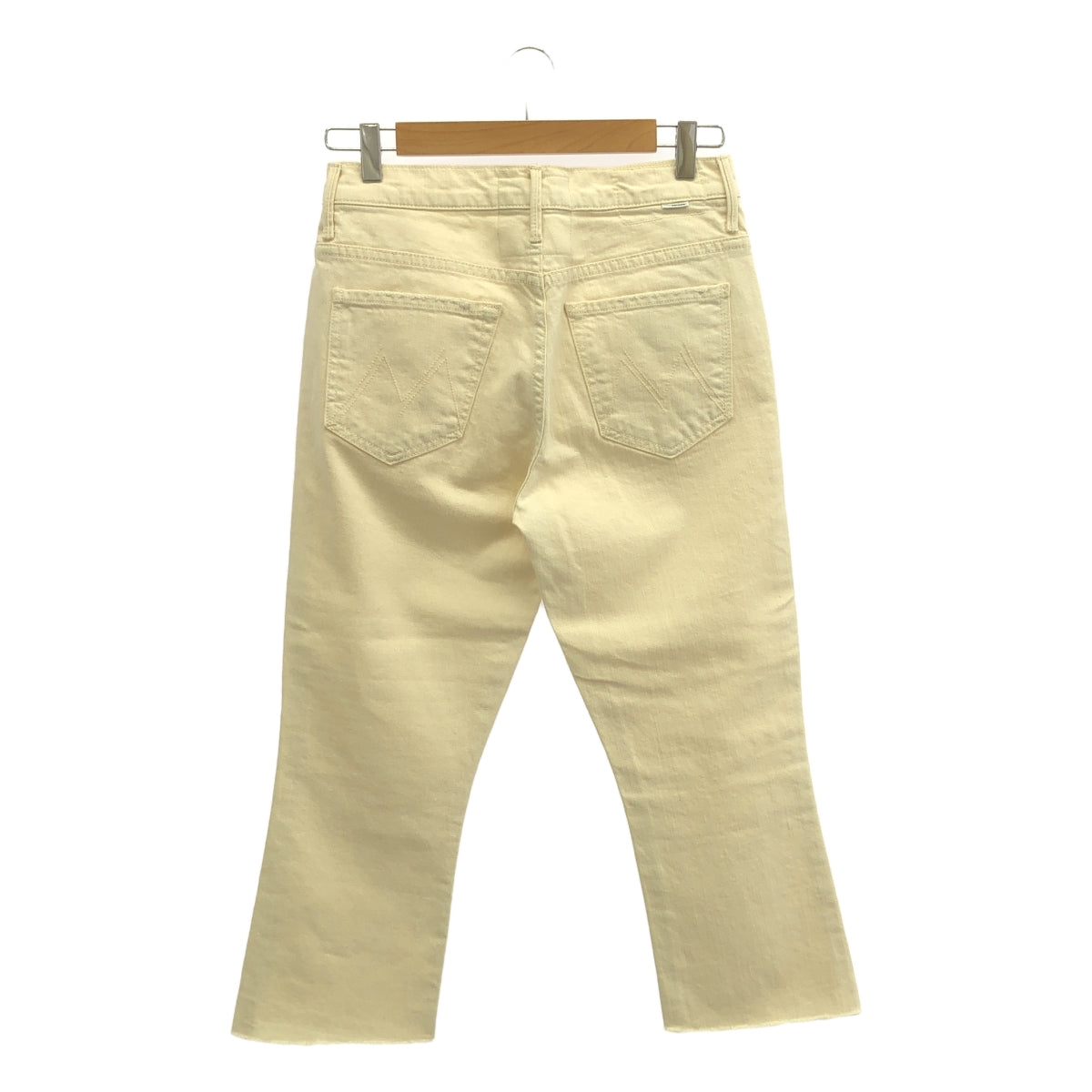 【美品】  MOTHER / マザー | Deuxieme Classe 取扱い NATURAL INSIDER CROP デニムパンツ | 27 | ホワイト | レディース
