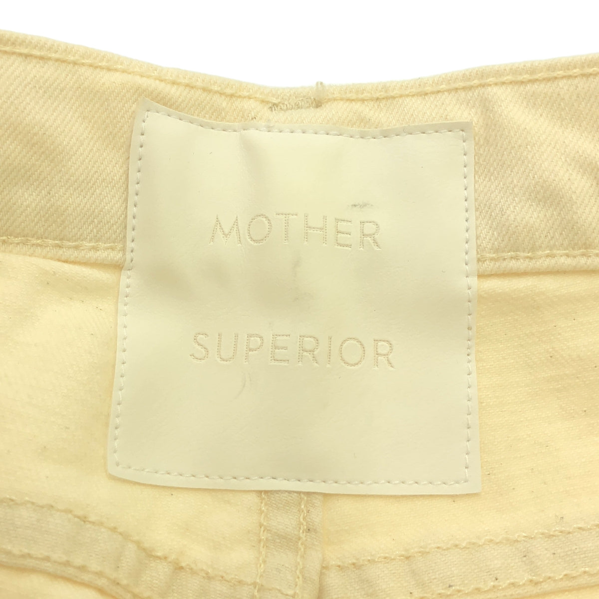 【美品】  MOTHER / マザー | Deuxieme Classe 取扱い NATURAL INSIDER CROP デニムパンツ | 27 | ホワイト | レディース