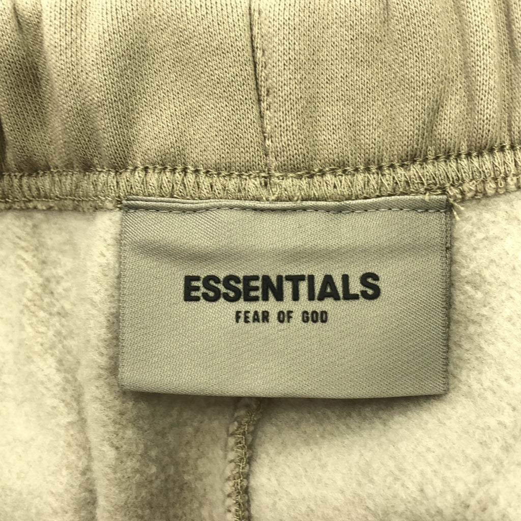 【美品】  FOG ESSENTIALS / エフオージーエッセンシャルズ | リフレクターロゴ スウェットパンツ | XS | ベージュ | メンズ