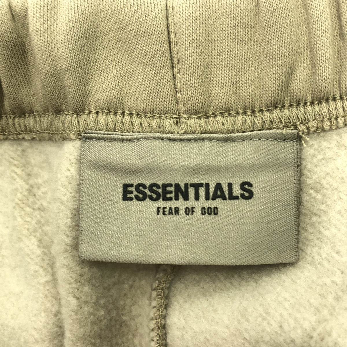 【美品】  FOG ESSENTIALS / エフオージーエッセンシャルズ | リフレクターロゴ スウェットパンツ | XS | ベージュ | メンズ