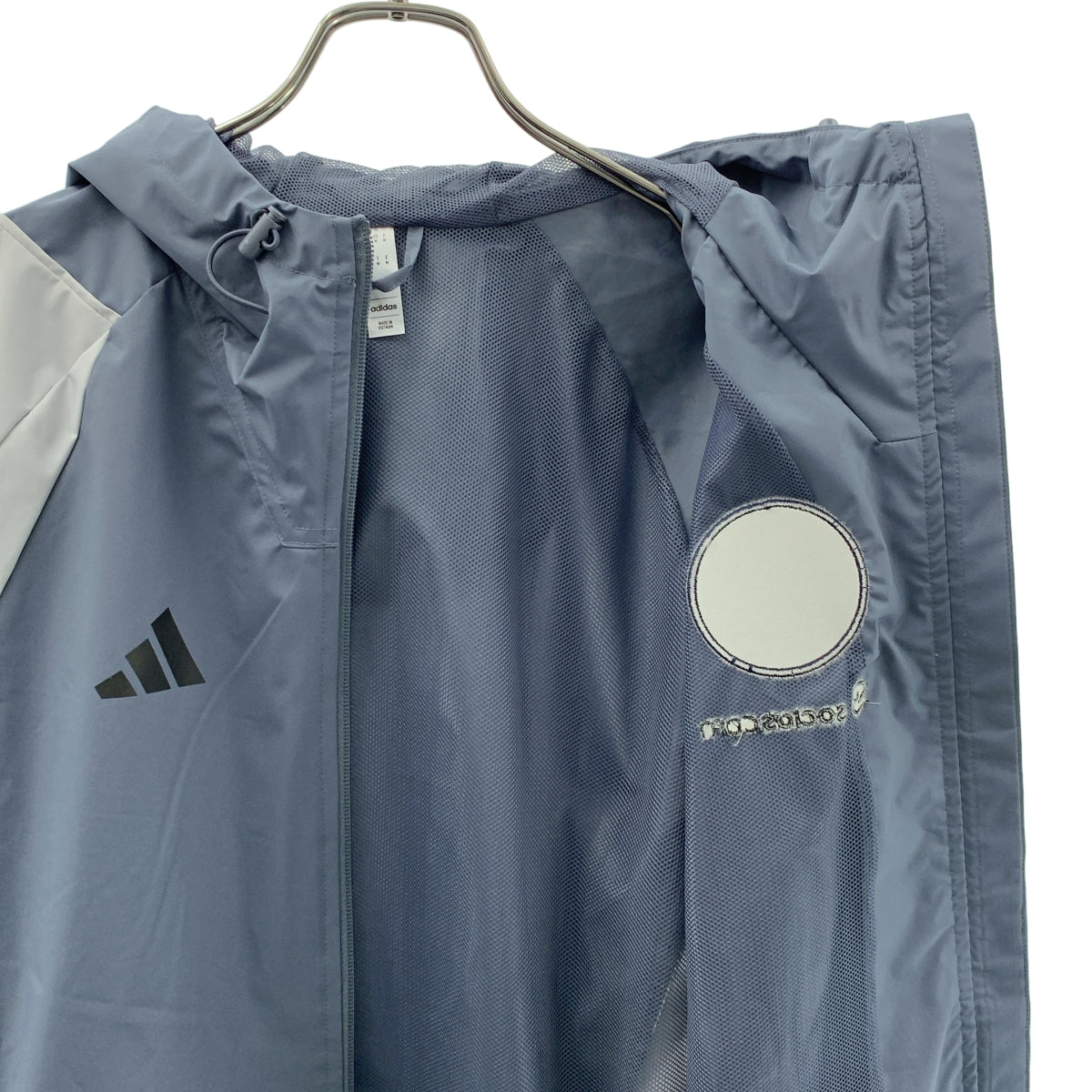 【美品】  adidas / アディダス | New England Revolution / オールウェザージャケット HU1320 | M | グレー | メンズ