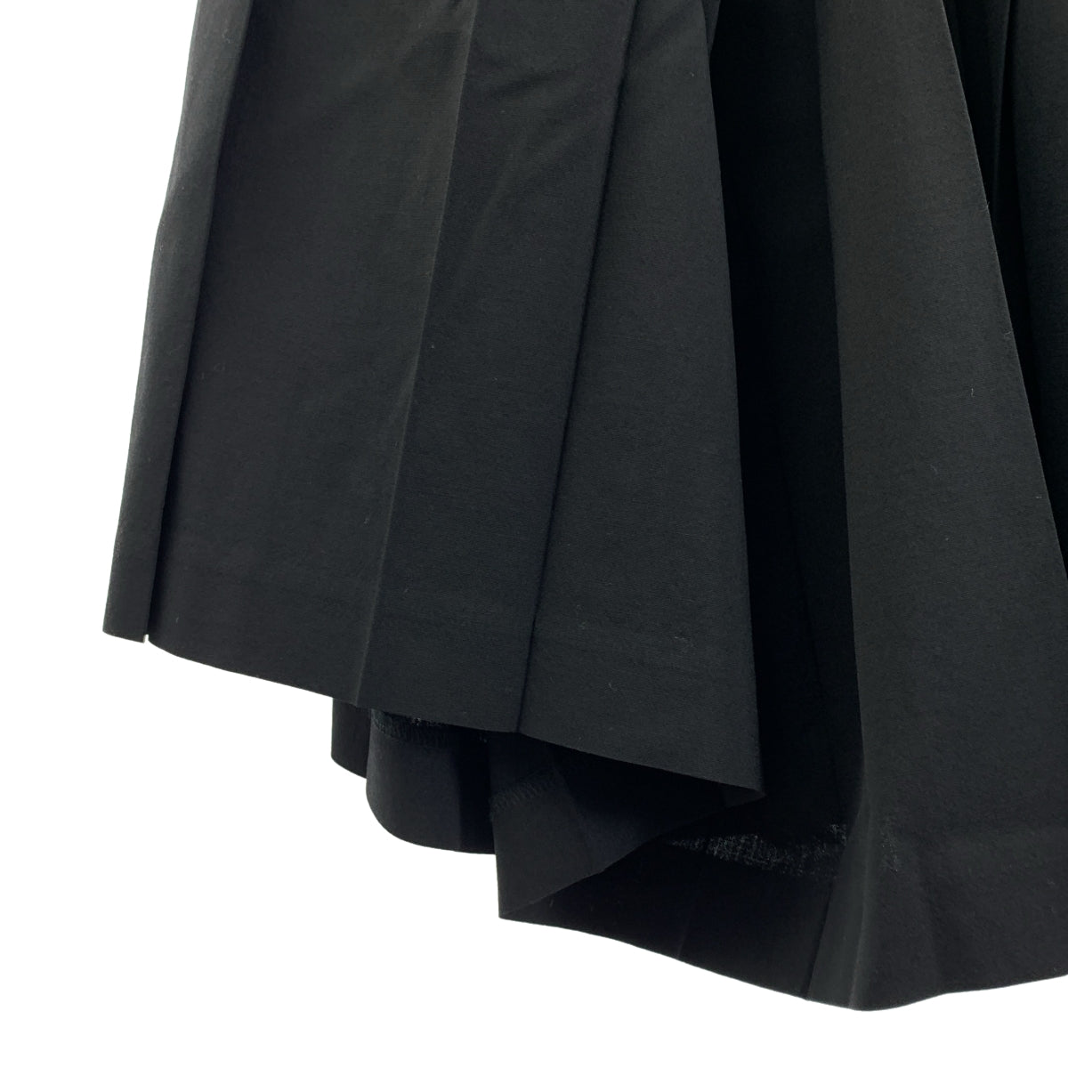 COMME des GARÇONS | 2025春夏 | 重構羊毛褶襉拼接寬鬆半身裙 | XS碼 | 女款