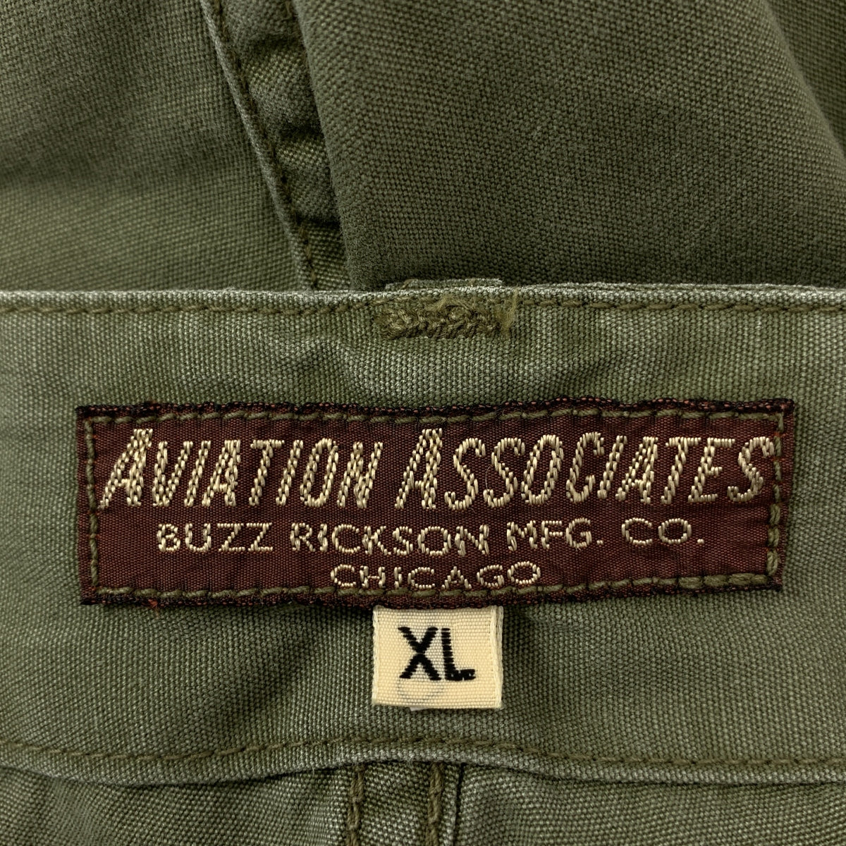 BUZZ RICKSON'S | AVIATION ASSOCIATES | 軍用工裝短褲 | XL | 男款