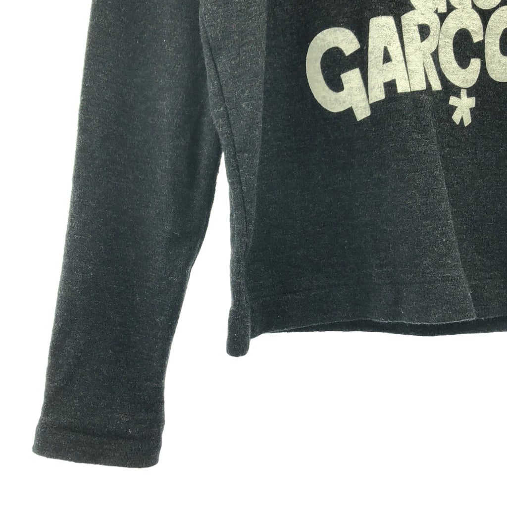 COMME des GARÇONS | 經編布料2002 秋冬 |羊毛標誌印花針織上衣| SHOPBOP黑色|女性的