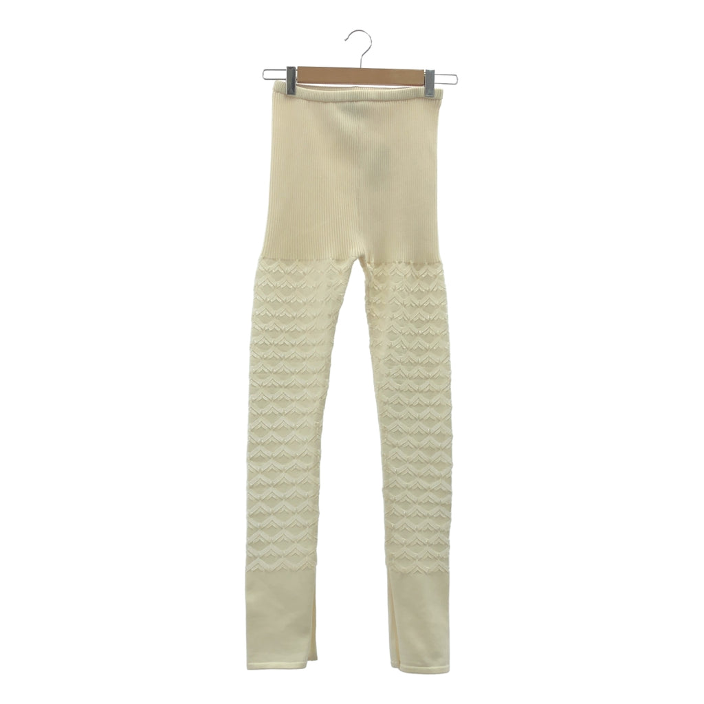 TAN / タン | knit pants ニット パンツ | F | レディース