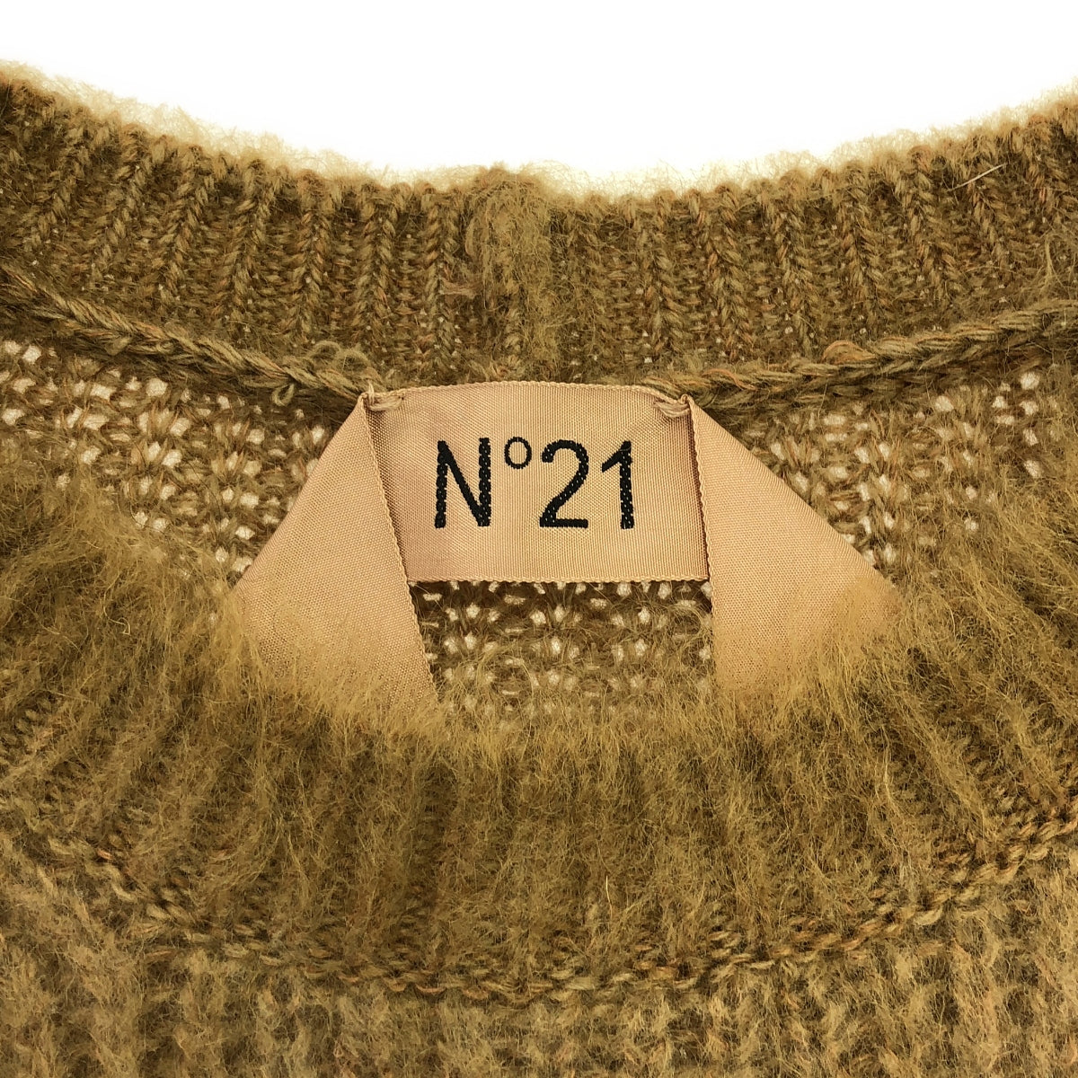 N°21 / Numero Ventuno | Wool nylon knit dress | 38 | Brown | Women's