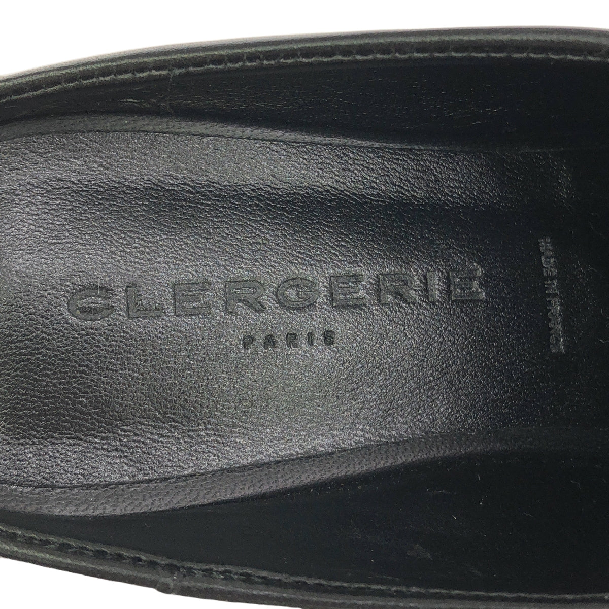 Clergerie Paris / クレジュリー | BOSCO ボスコ レザー スリッポン シューズ | 35 | ブラック | レディース