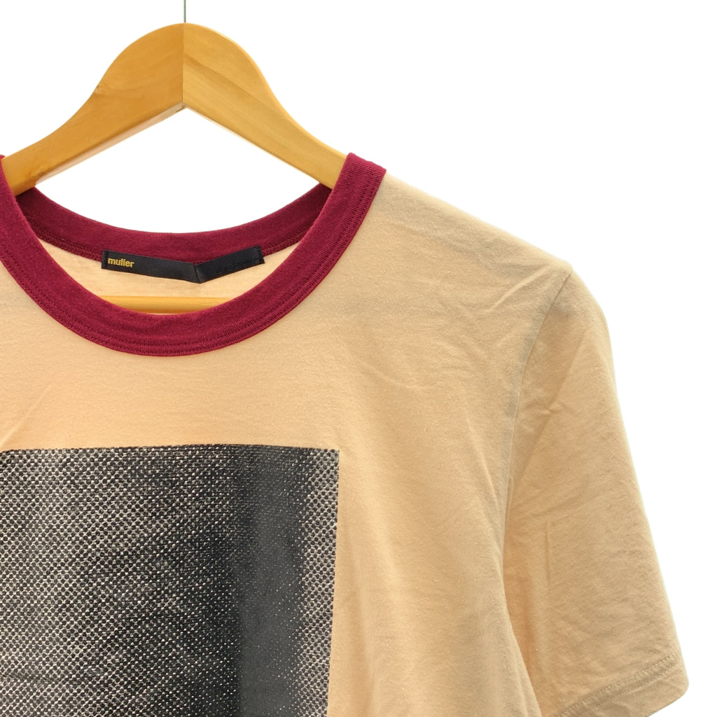 muller of yoshiokubo / ミュラーオブヨシオクボ | プリント クルーネック Tシャツ カットソー | 38 |