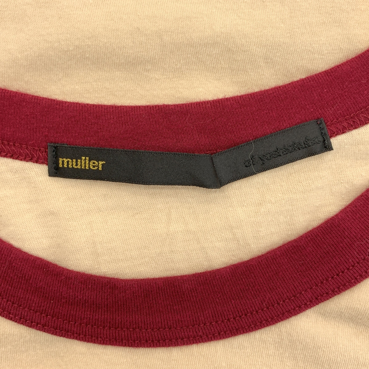 muller of yoshiokubo / ミュラーオブヨシオクボ | プリント クルーネック Tシャツ カットソー | 38 |