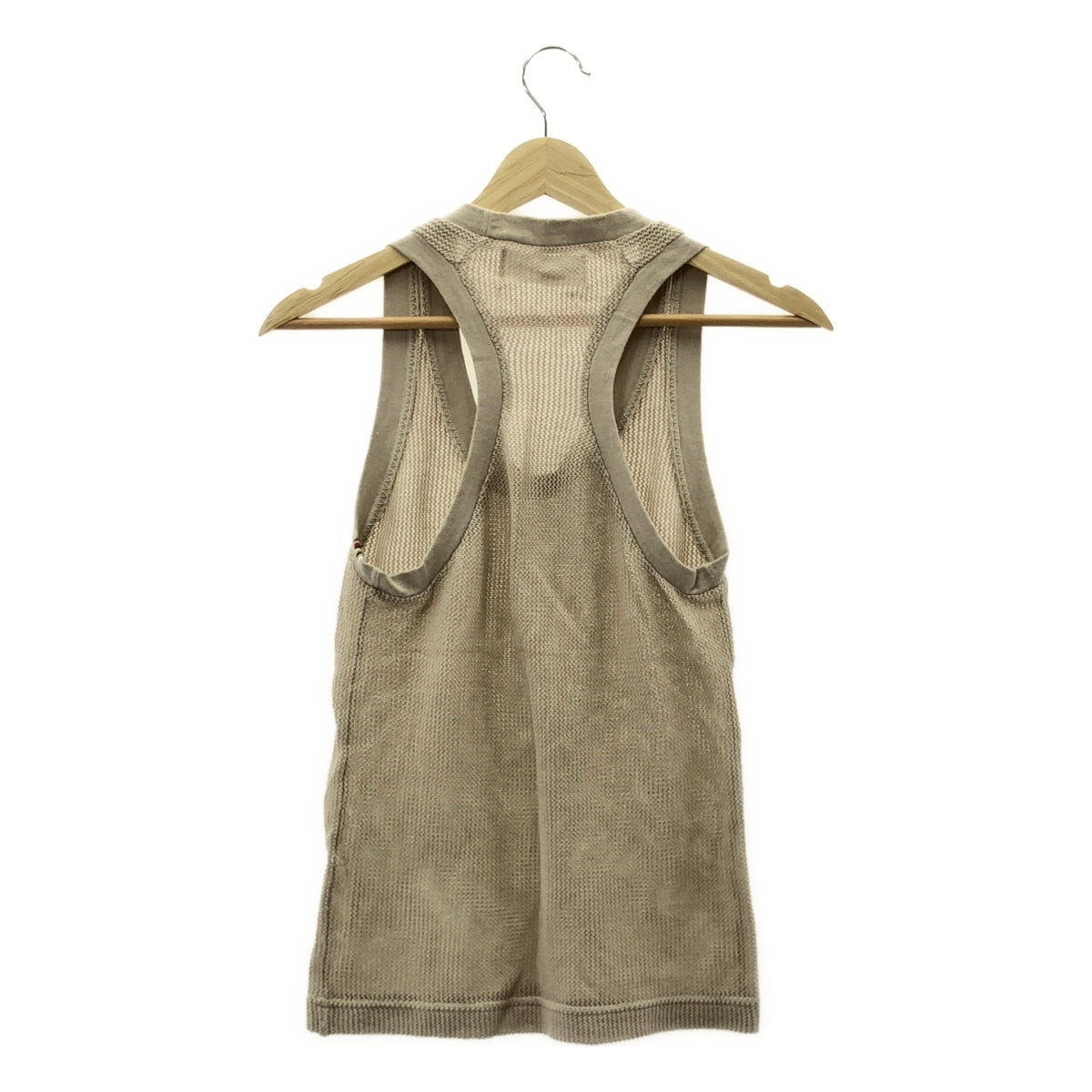 極致羊絨 |針織背心與剪裁縫製上衣 |米色 |女性的