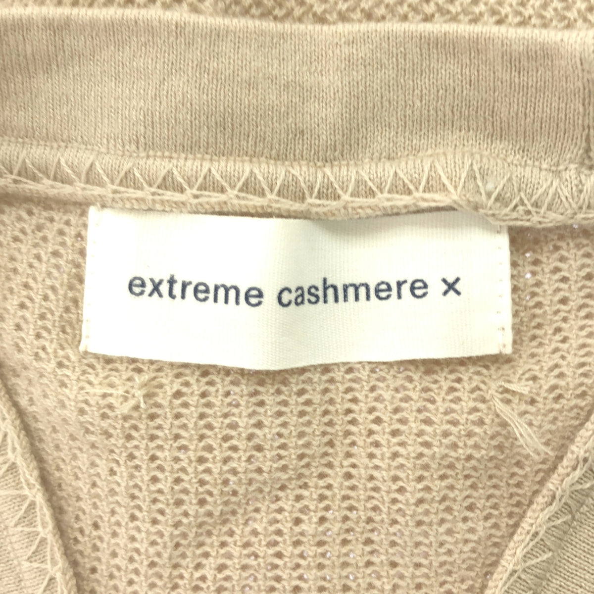 extreme cashmere / エクストリームカシミヤ | ニット タンクトップ カットソー | ベージュ系 | レディース