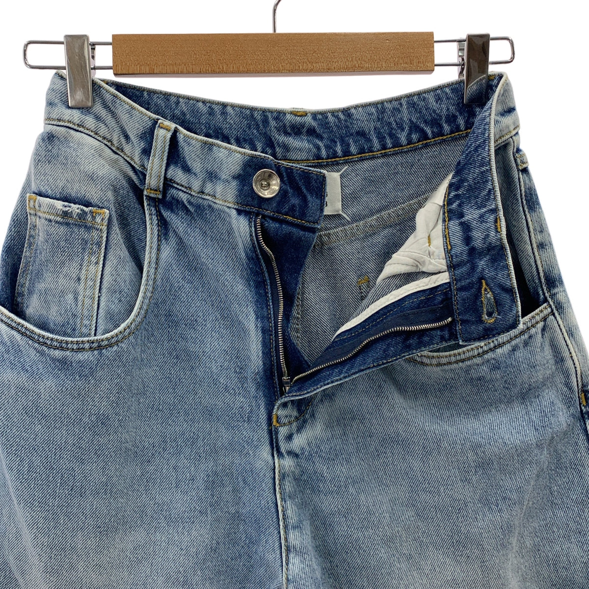 Maison Margiela / メゾンマルジェラ | 2022AW | SLASH DETAIL DENIM PANTS / スラッシュ ディテール デニムパンツ | 38 | レディース
