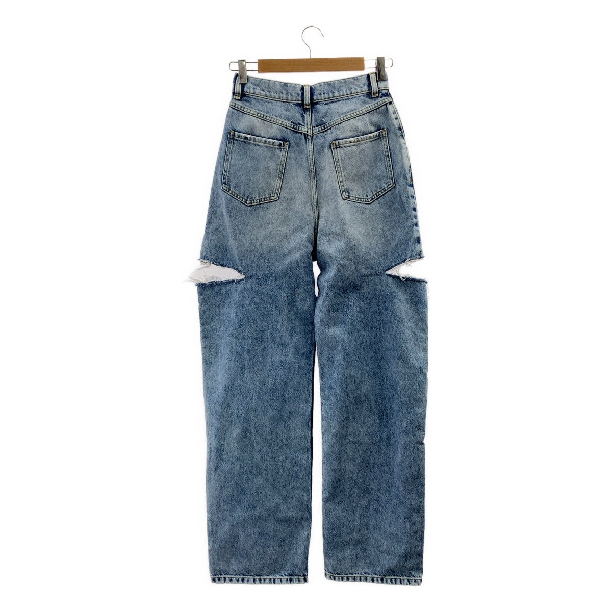 Maison Margiela / メゾンマルジェラ | 2022AW | SLASH DETAIL DENIM PANTS / スラッシュ ディテール デニムパンツ | 38 | レディース