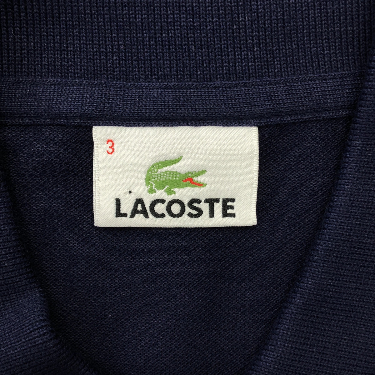 LACOSTE / ラコステ | コットン ロングスリーブ ポロシャツ | 3 | メンズ