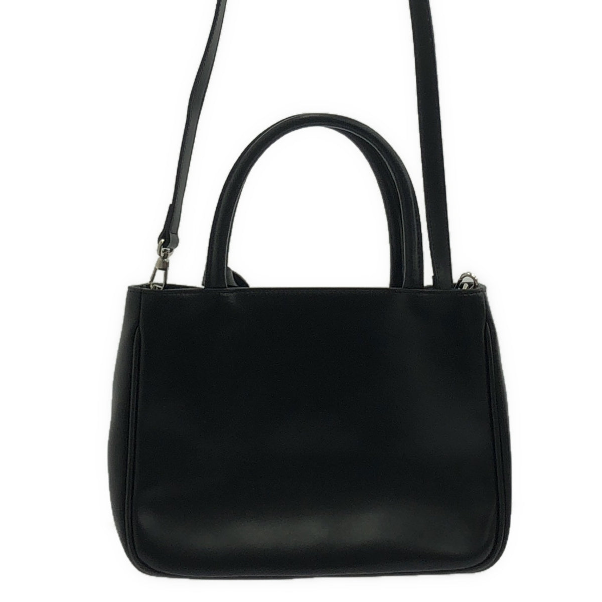 FURLA / 훌라 | 로고 가죽 2WAY 숄더 핸드백 | 블랙 | 여성