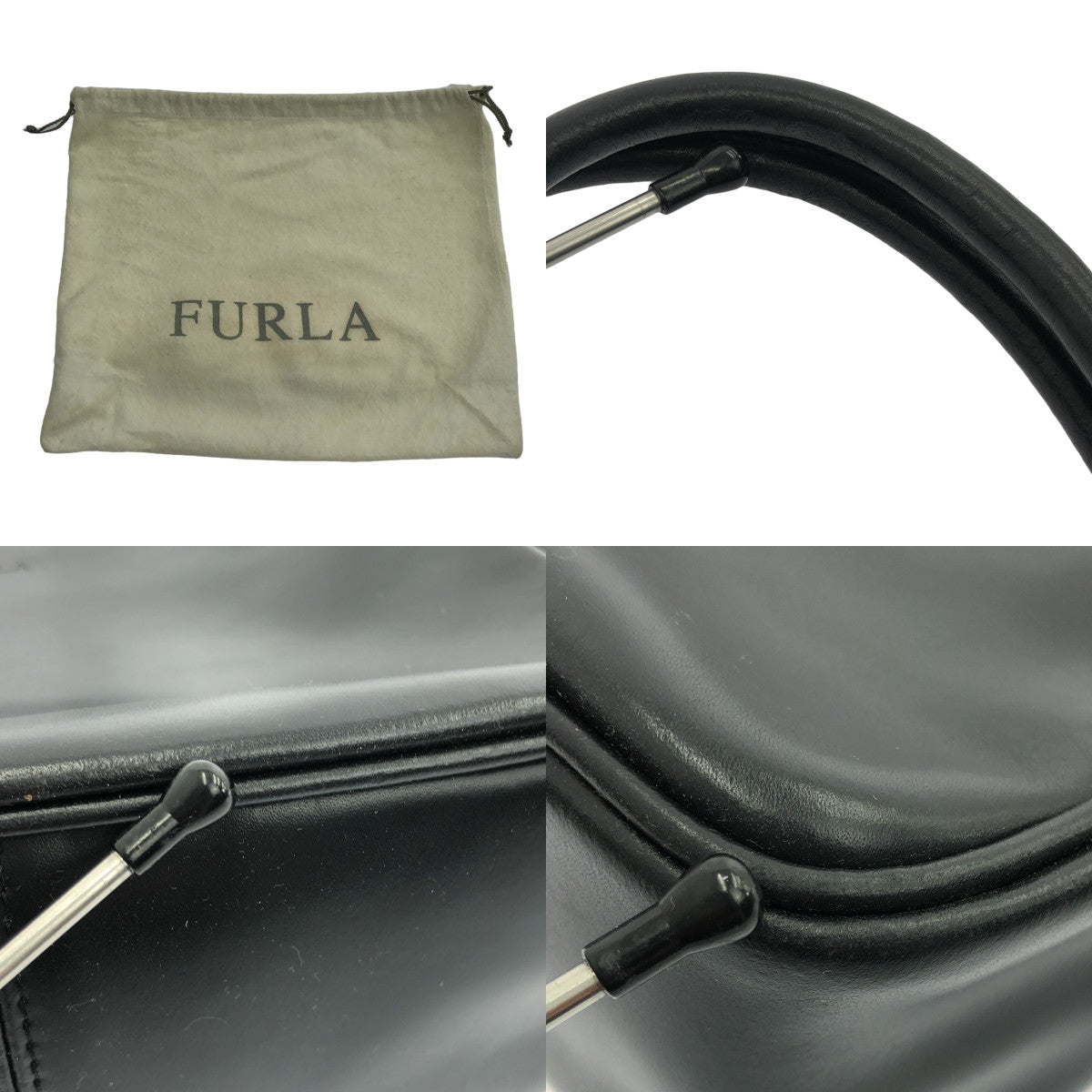 FURLA | Logo Leather 2WAY Shoulder Handbag |