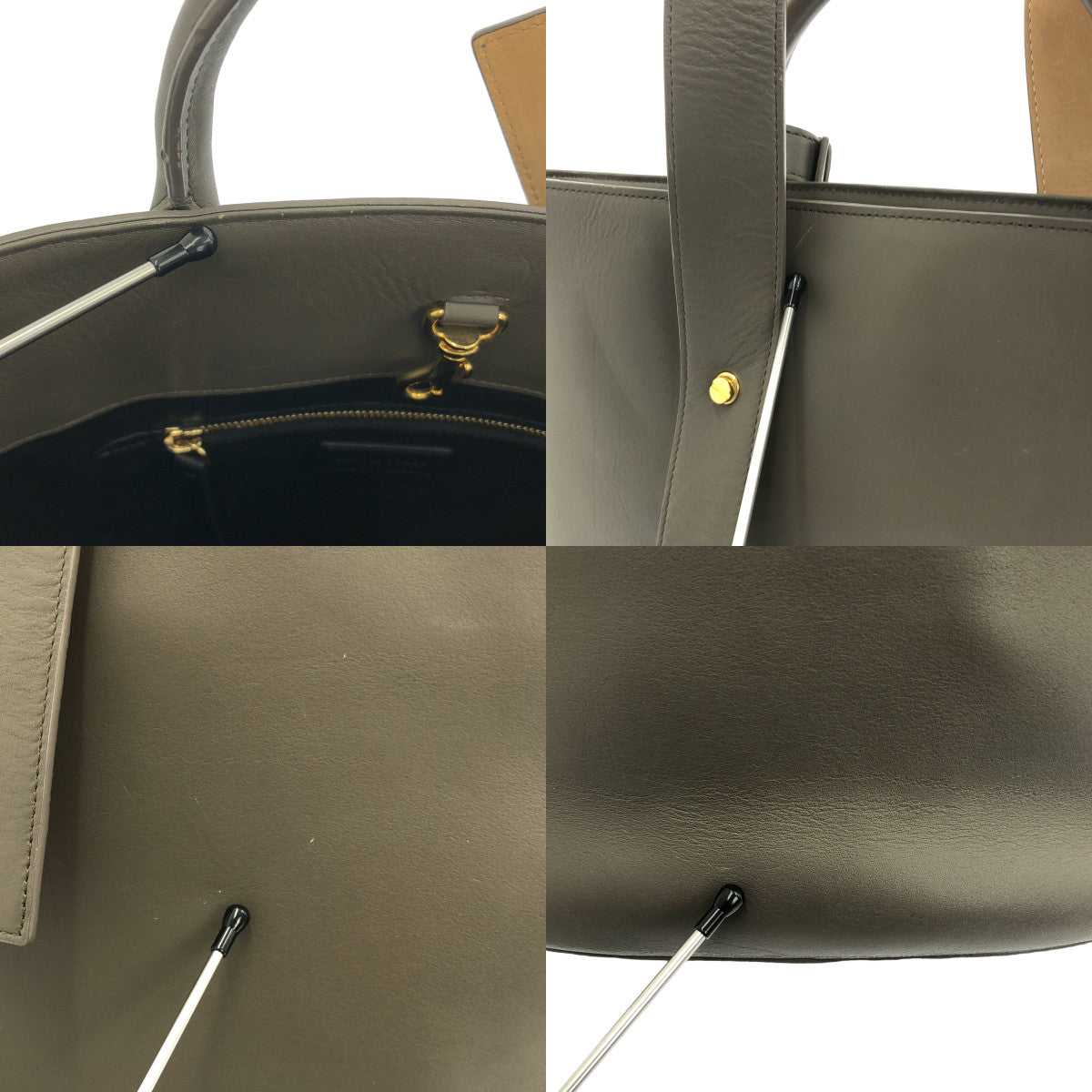 MARY AL TERNA / メアリオルターナ | BOW 2WAY トート ショルダー バッグ | グレー | レディース