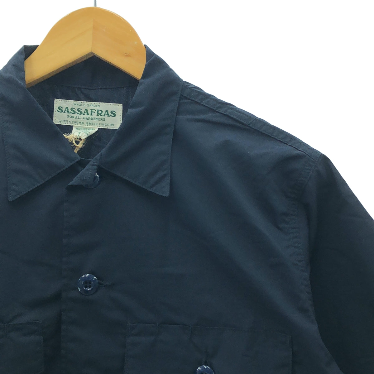 SASSAFRAS | 園丁半打字機短袖襯衫 | S 碼 | 男款