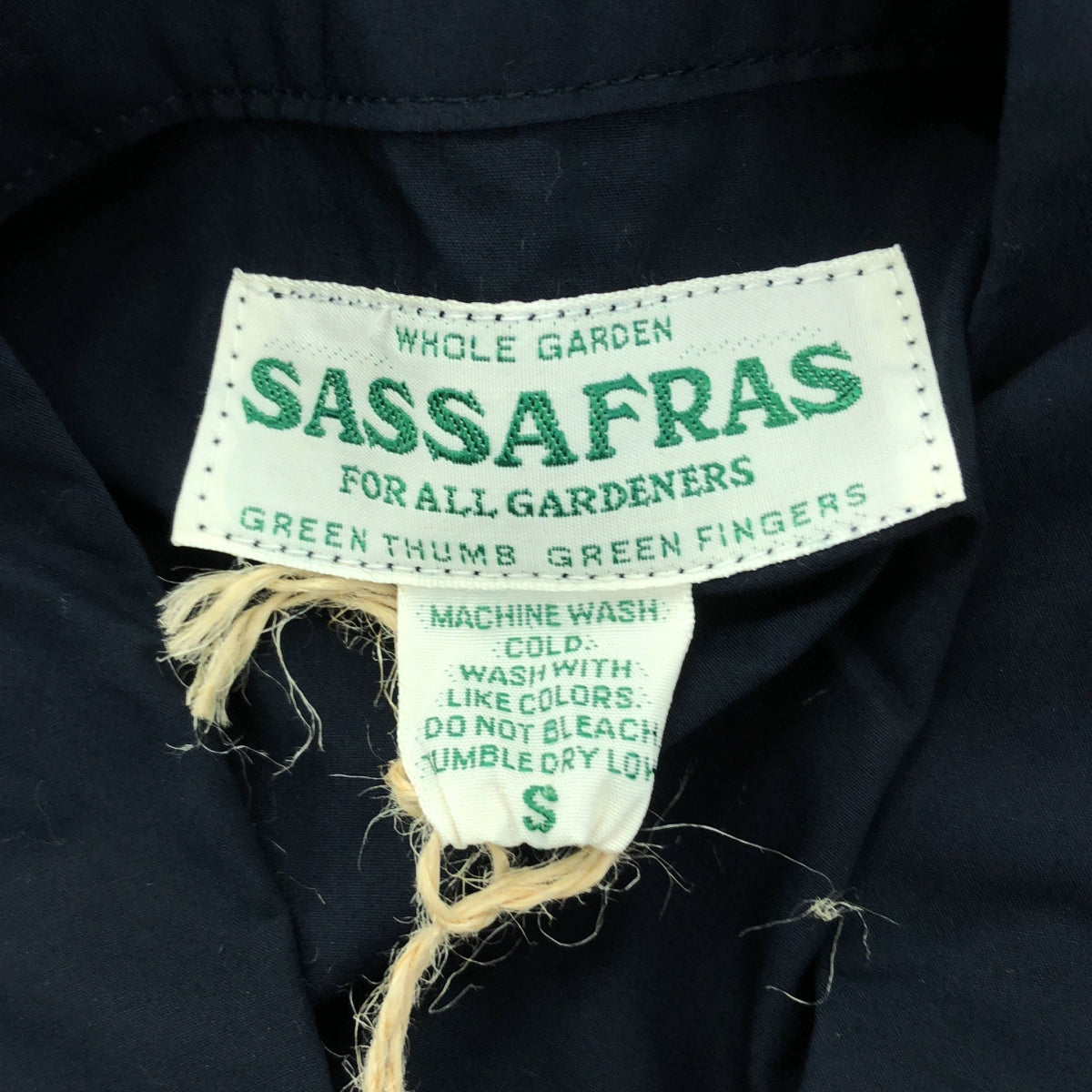 SASSAFRAS | 園丁半打字機短袖襯衫 | S 碼 | 男款