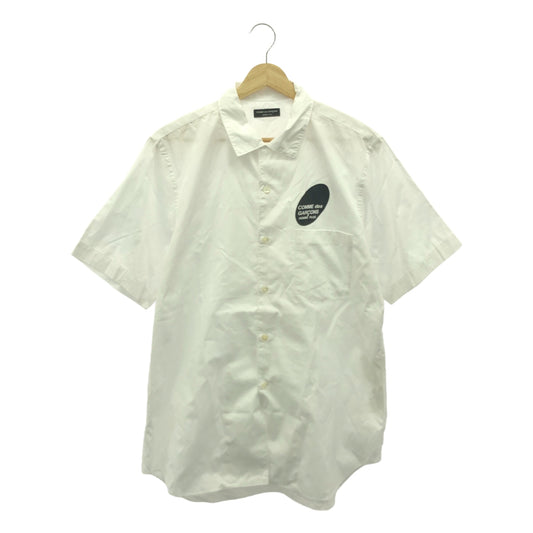 COMME des GARCONS HOMME PLUS / コムデギャルソンオムプリュス | 2002SS | ロゴプリント オープンカラー コットン シャツ |