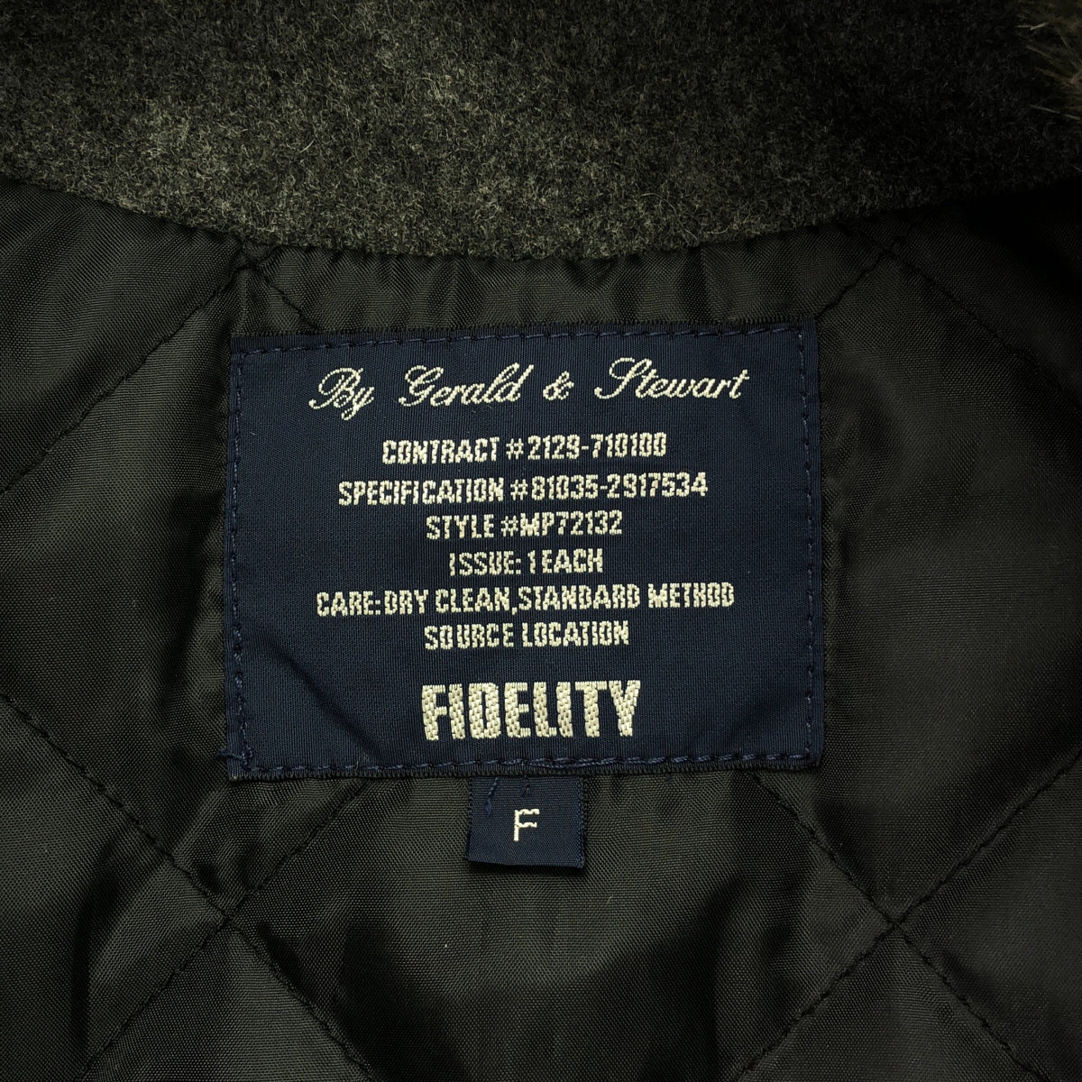 FIDELITY / フィデリティ | Thermore / ウール ライダースジャケット / 着脱可ファー付き / キルティング総裏地 | F | グレー | レディース