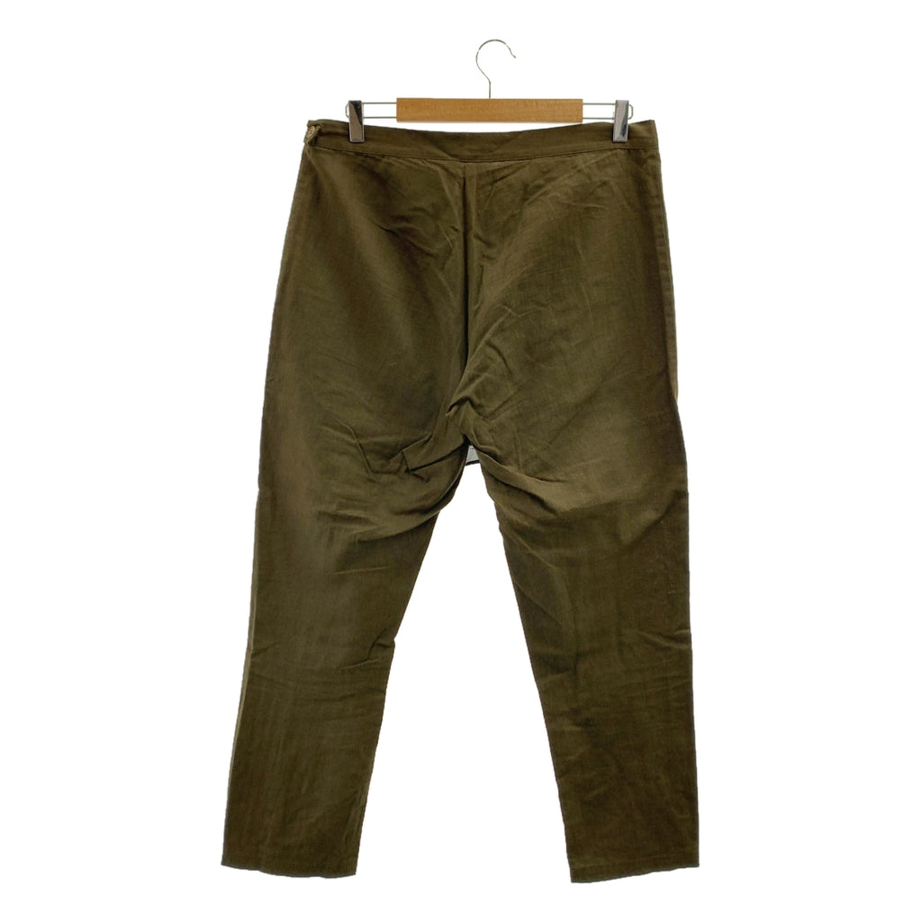 YOHJI YAMAMOTO +NOIR / 요우지야마모토프리스노아르 | 2002AW | 린넨 실크 변형 랩 팬츠 | 2 |