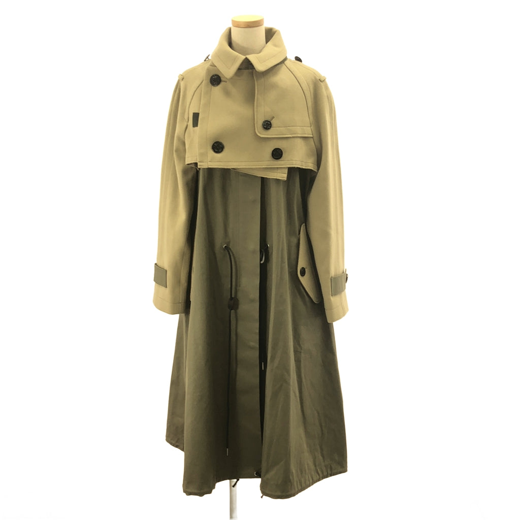 sacai / サカイ | Wool Melton Coat ウール メルトン コート | 3 | レディース