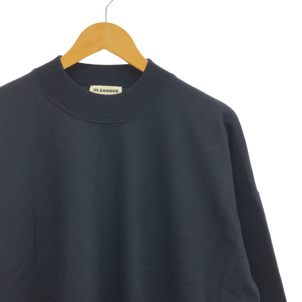 [狀況良好] JIL SANDER | 2019秋冬 |高領羊毛寬毛衣 | S |海軍 |男士