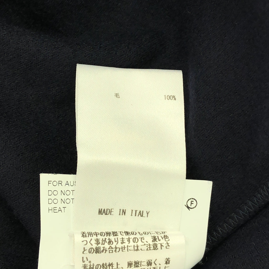 [狀況良好] JIL SANDER | 2019秋冬 |高領羊毛寬毛衣 | S |海軍 |男士