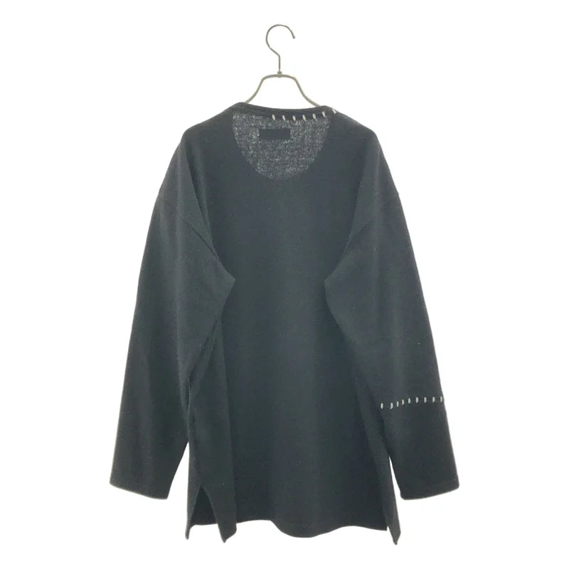 S'YTE YOHJI YAMAMOTO / サイトヨウジヤマモト | 2024AW | AIRY JERSEY BLIND STITCH LAYERED LONG-SLEEVE T-SHIRT / ウール ステッチ レイヤード ニット | 3 | メンズ