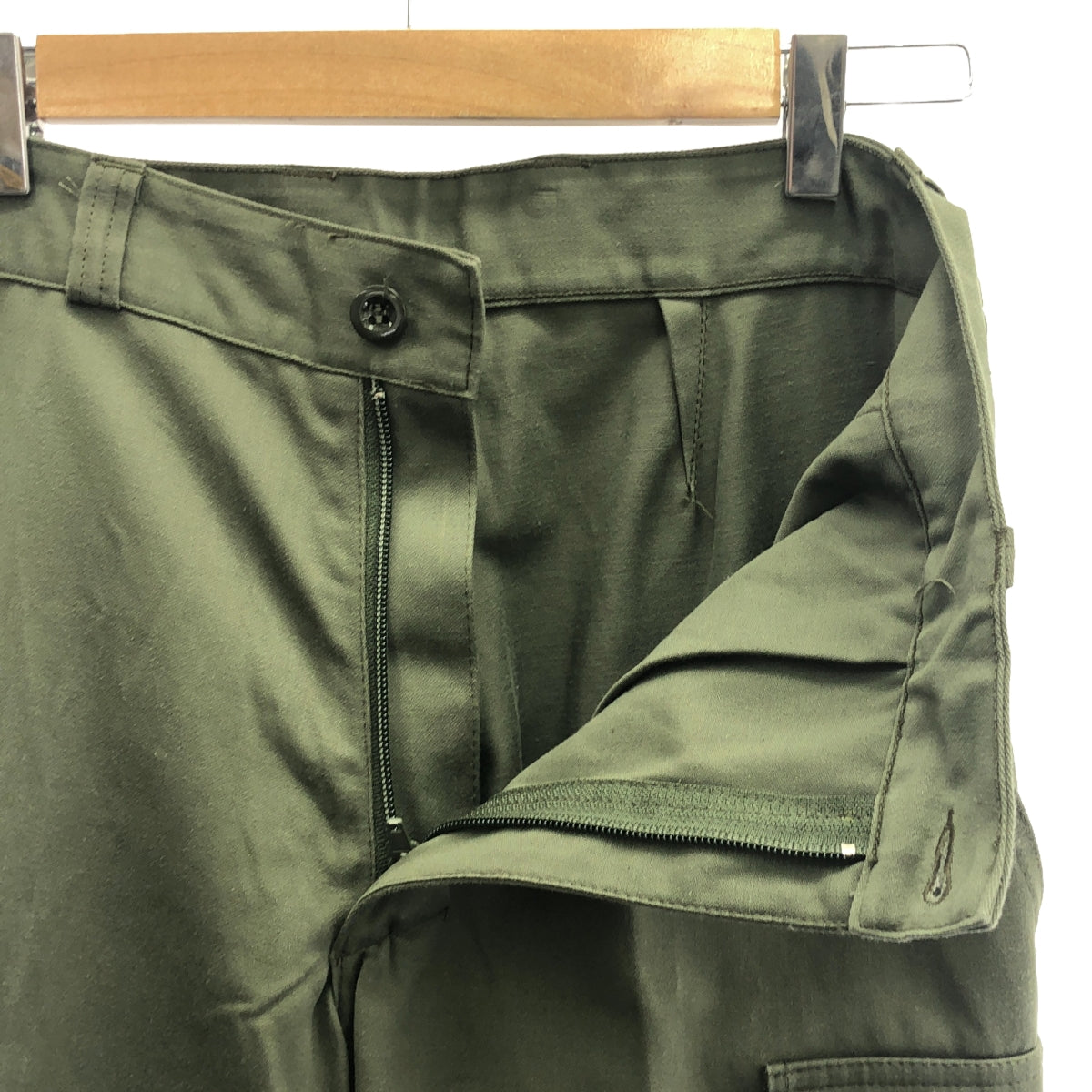 FRENCH ARMY | 1988s Vintage Cargo Pants | M | Olive | Men's