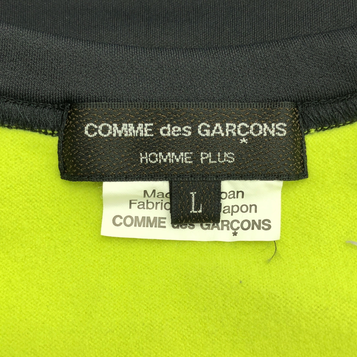 COMME des GARÇONS HOMME PLUS | 2022 秋冬 |不對稱圓領 T 卹 | L 號 |男士