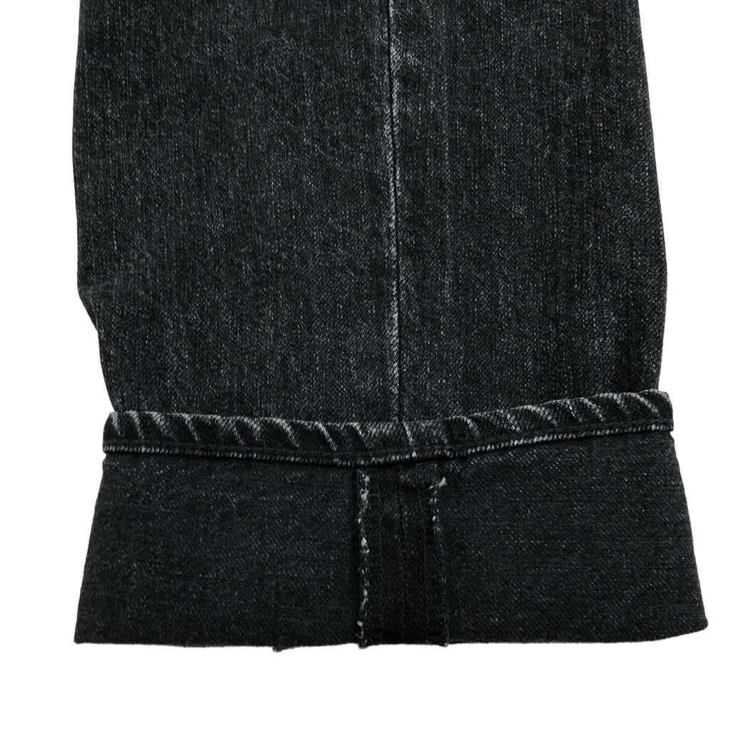 sacai / 사카이 | 2023SS | Boot Cut Denim Pants 부츠 컷 데님 팬츠 | 0 | 블랙 | 여성