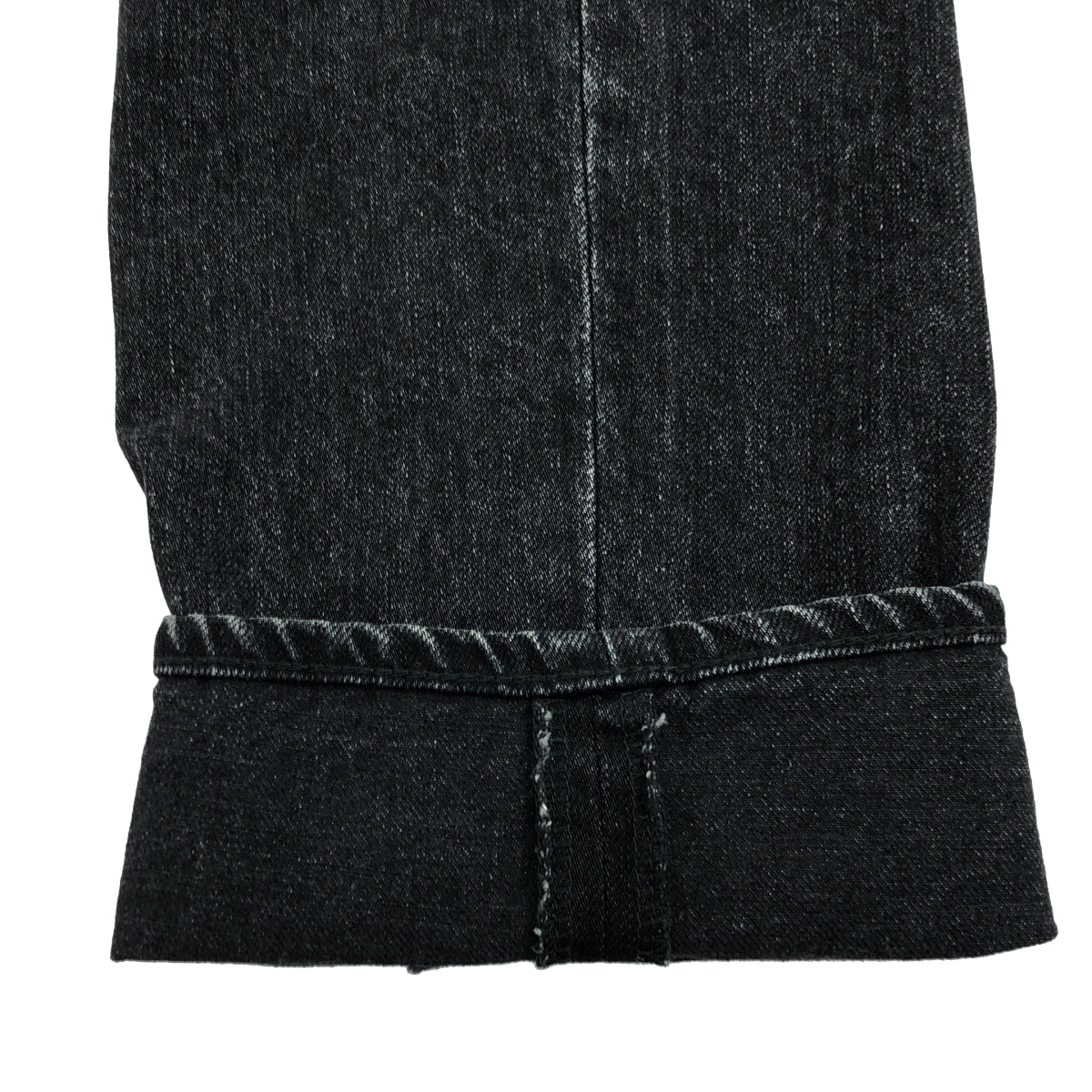 sacai / 사카이 | 2023SS | Boot Cut Denim Pants 부츠 컷 데님 팬츠 | 0 | 블랙 | 여성