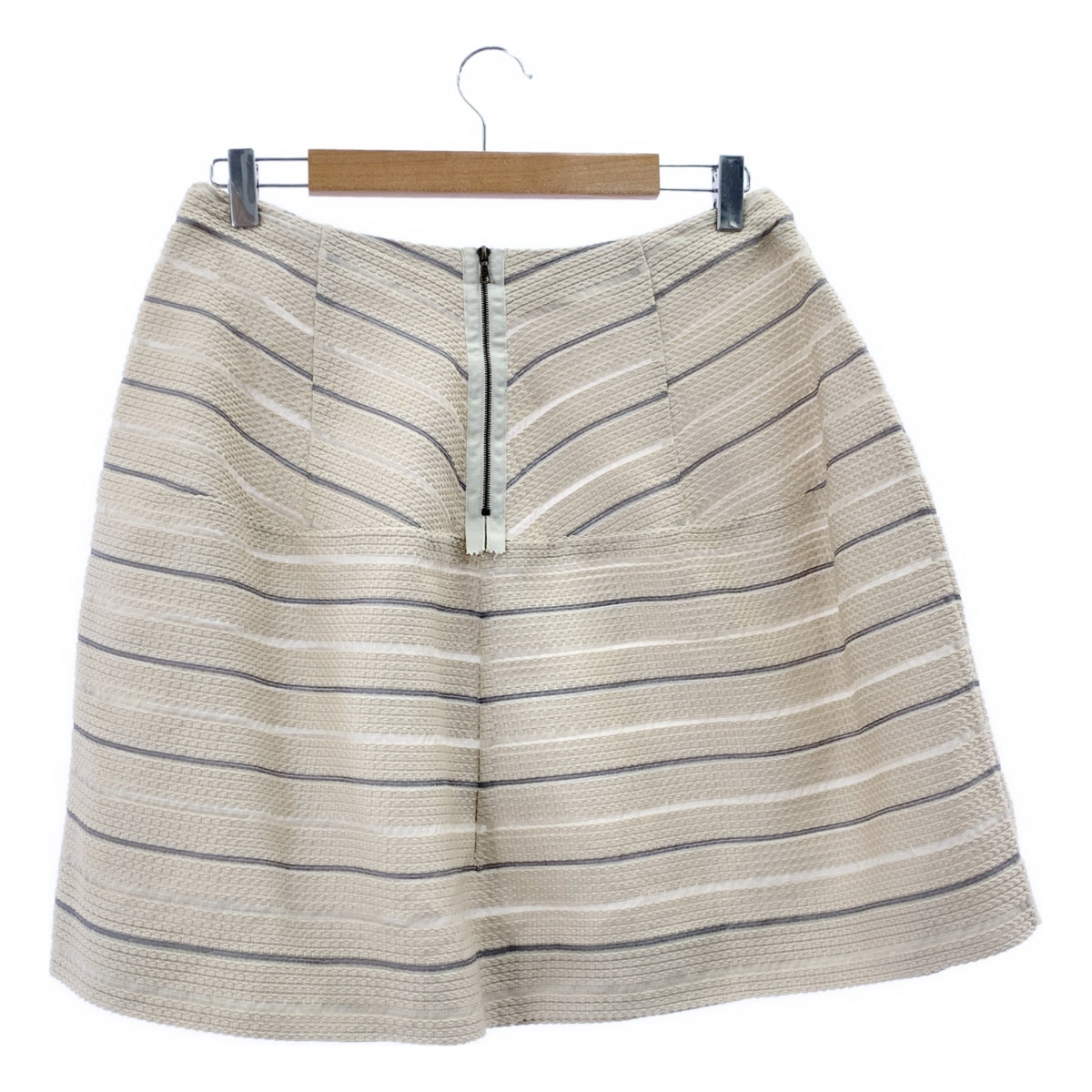 MARNI / マルニ | コットン シルク バックジップ スカート | 42 | レディース