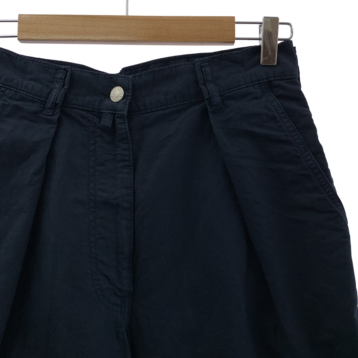 DRIES VAN NOTEN / ドリスヴァンノッテン | コットン リネン ワイドパンツ | 34 | レディース