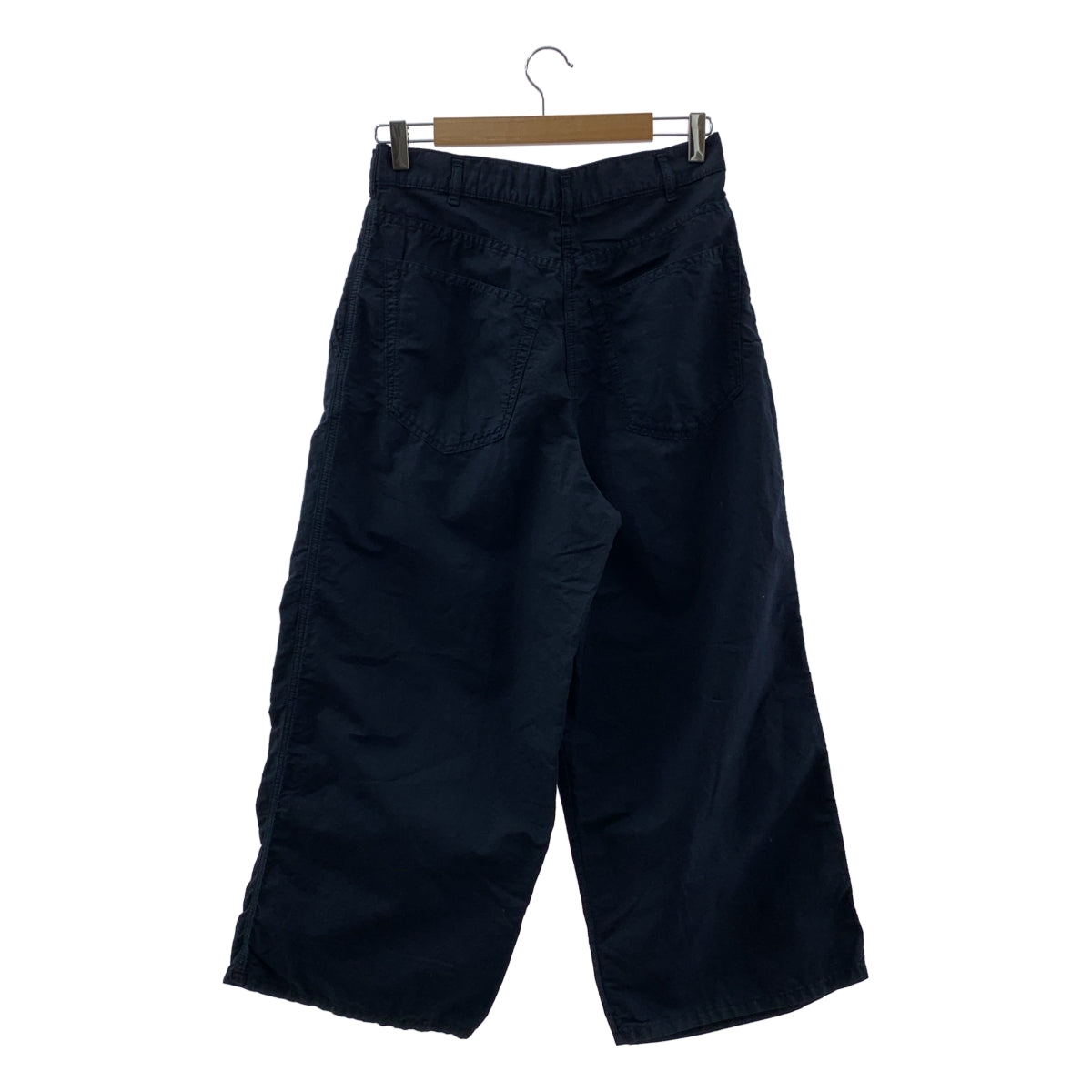 DRIES VAN NOTEN / ドリスヴァンノッテン | コットン リネン ワイドパンツ | 34 | レディース