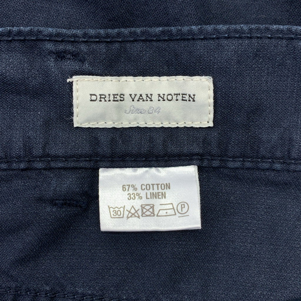 DRIES VAN NOTEN / 드리스 반 노튼 | 코튼 린넨 와이드 팬츠 | 34 | 여성