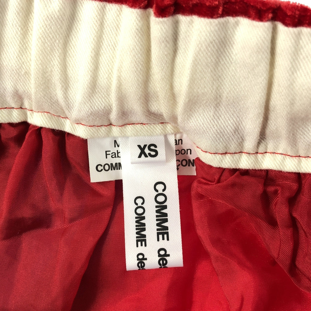 COMME des GARCONS COMME des GARCONS / 콤콤 | 2021AW | 벨벳 패치워크 롱 스커트 | XS | 멀티 컬러 | 여성