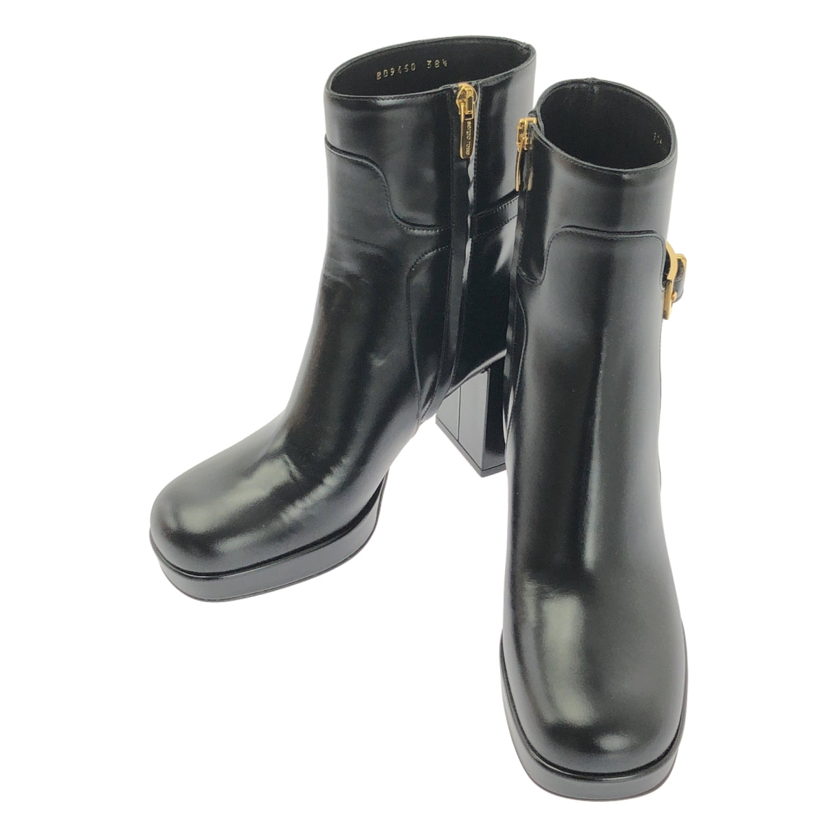 sergio rossi / セルジオロッシ | SR NORA 075 チャンキーヒール ブーツ | 38 1/2 | レディース