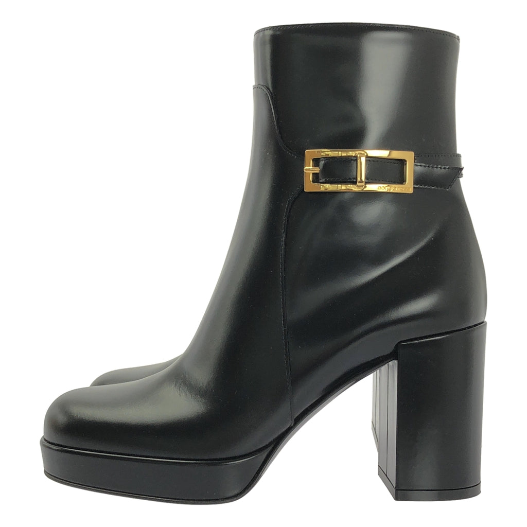 sergio rossi / セルジオロッシ | SR NORA 075 チャンキーヒール ブーツ | 38 1/2 | レディース