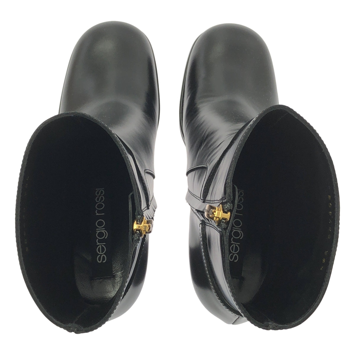 sergio rossi / セルジオロッシ | SR NORA 075 チャンキーヒール ブーツ | 38 1/2 | レディース