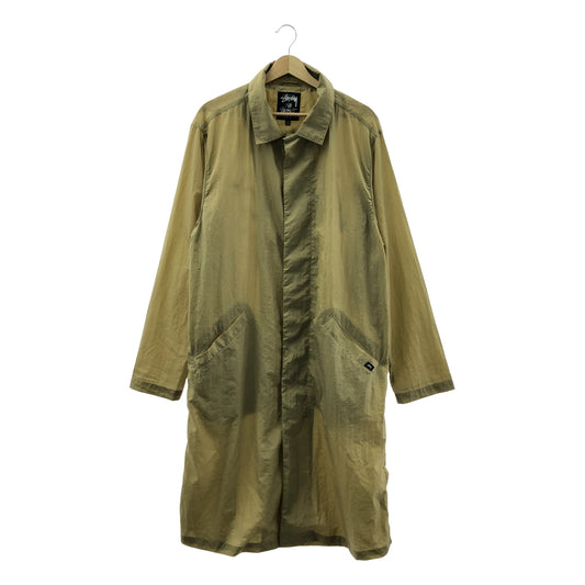STUSSY / 스테이시 | 나일론 백로고 스테인드 컬러 오버코트 | M | 남성