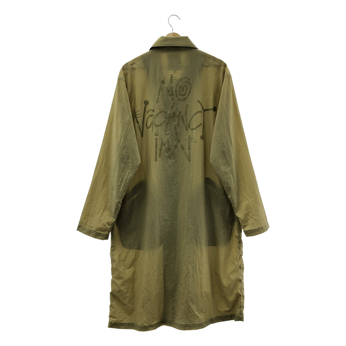 STUSSY | 尼龍後背標誌立領大衣 | M碼 | 米色 | 男款