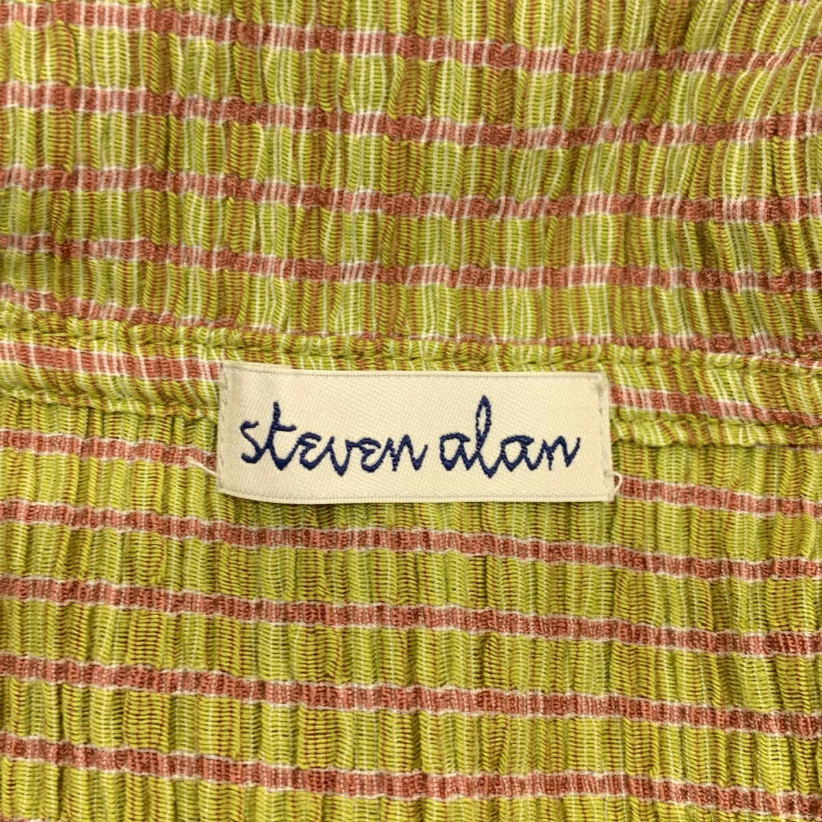 Steven Alan | 縐紗格紋襯衫與罩衫套裝，含襯裡開衩半裙 | S 碼 | 女裝