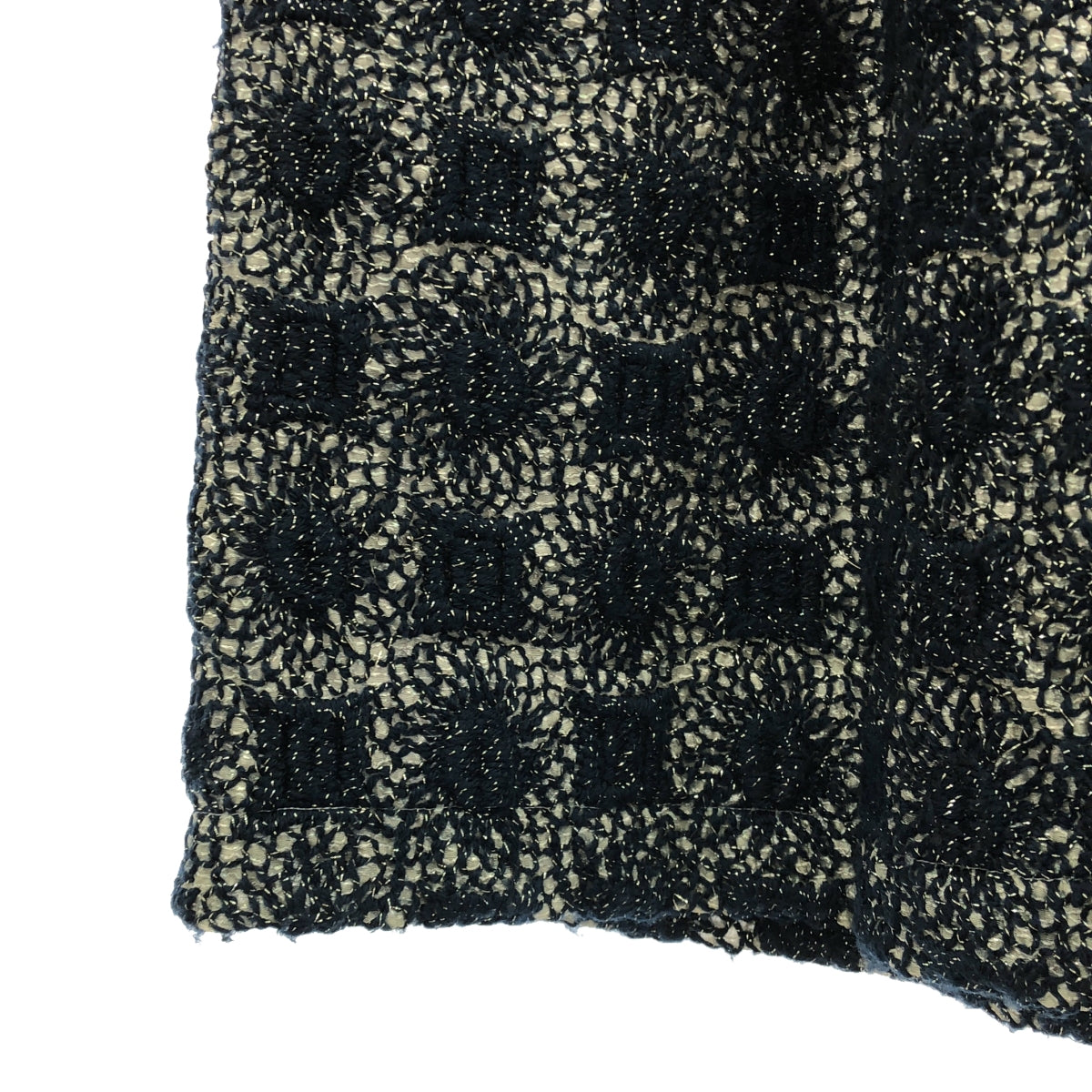 COMME des GARCONS | 90年代~ / AD1995AW |刺繡百褶裙 / 全蕾絲襯裡 | M |海軍 |女性的