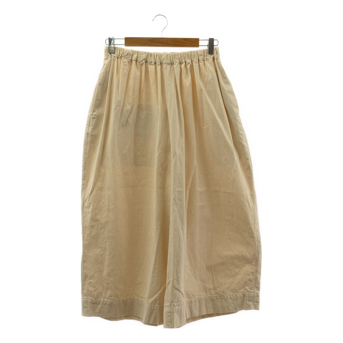 ゴーシュ / ゴーシュ | コットン オックス 8分丈 イージー ワイドパンツ | M | ベージュ | レディース